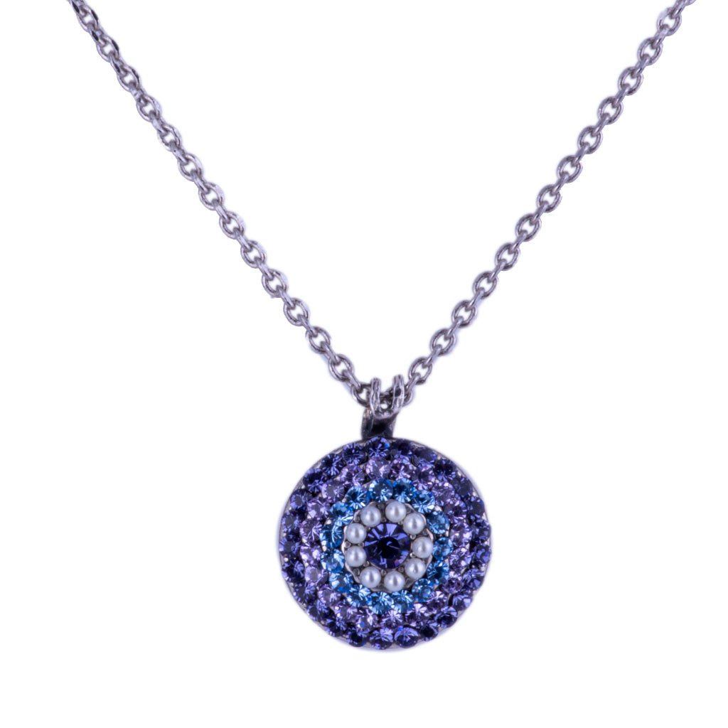 Extra Luxurious Pavé Pendant in "Electric Blue" *Preorder*
