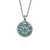 Guardian Angel Pendant "Light Blue" - Rhodium