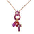 Petite Dangle Charm Pendant with Cross in "Roxanne" *Preorder*