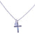 Petite Cross Pendant with Briolette in "Winds of Change" *Preorder*