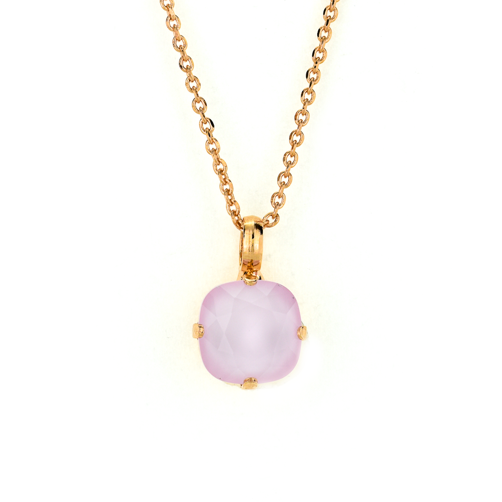Cushion Cut Pendant in Sun-Kissed "Rose" *Preorder*
