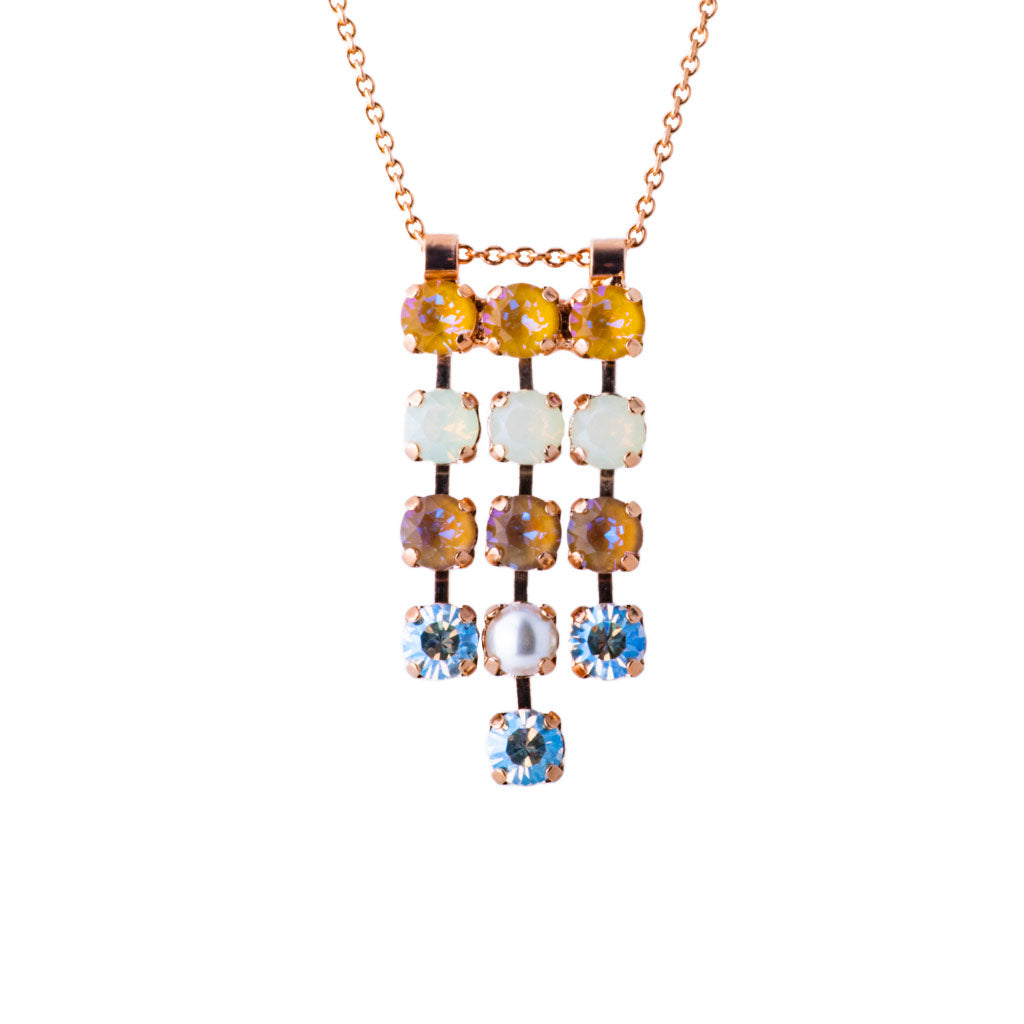 Petite Waterfall Pendant in "Butter Pecan" *Preorder*
