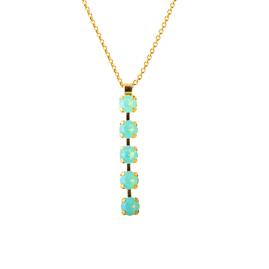 Small Five Stone Pendant in "Mint Chip" *Preorder*