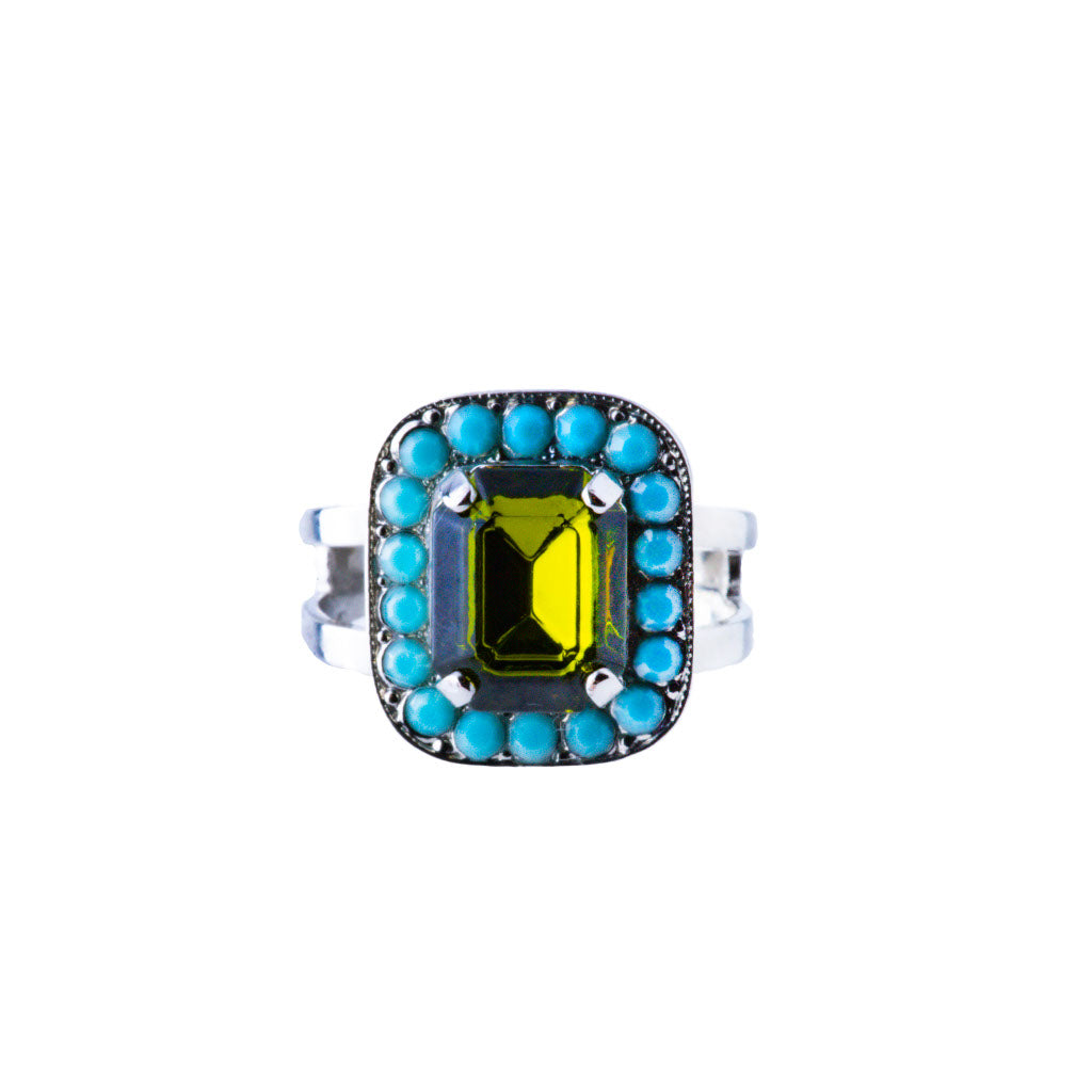 Emerald Cut Ring in "Pistachio" *Custom*