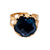 Extra Luxurious Faceted Ring in "Denim Blue" *Custom*