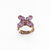 Marquise Cross Adjustable Ring in Sun-Kissed "Lavender" *Custom*