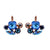 Medium Cluster Leverback Earrings in "Fairytale" *Preorder*