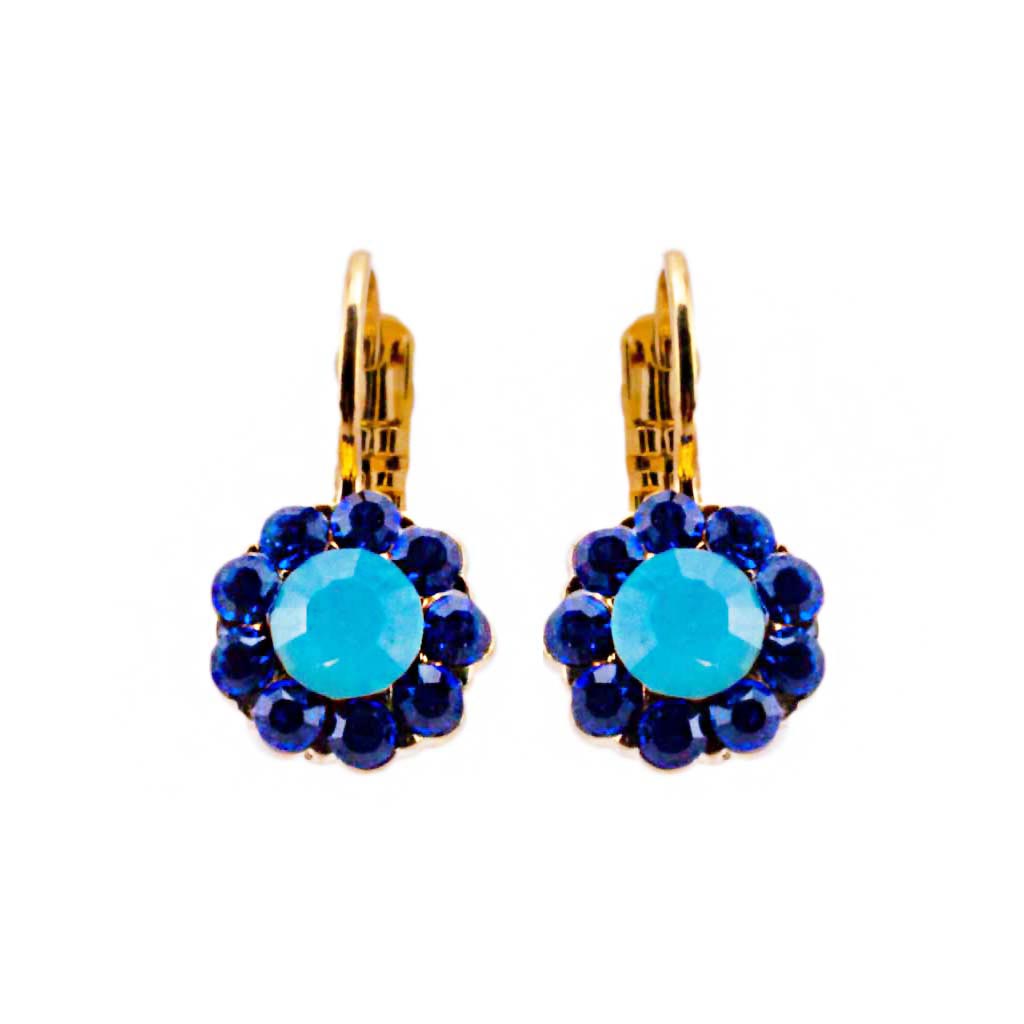Medium Flower Leverback Earrings in "Fairytale" *Preorder*